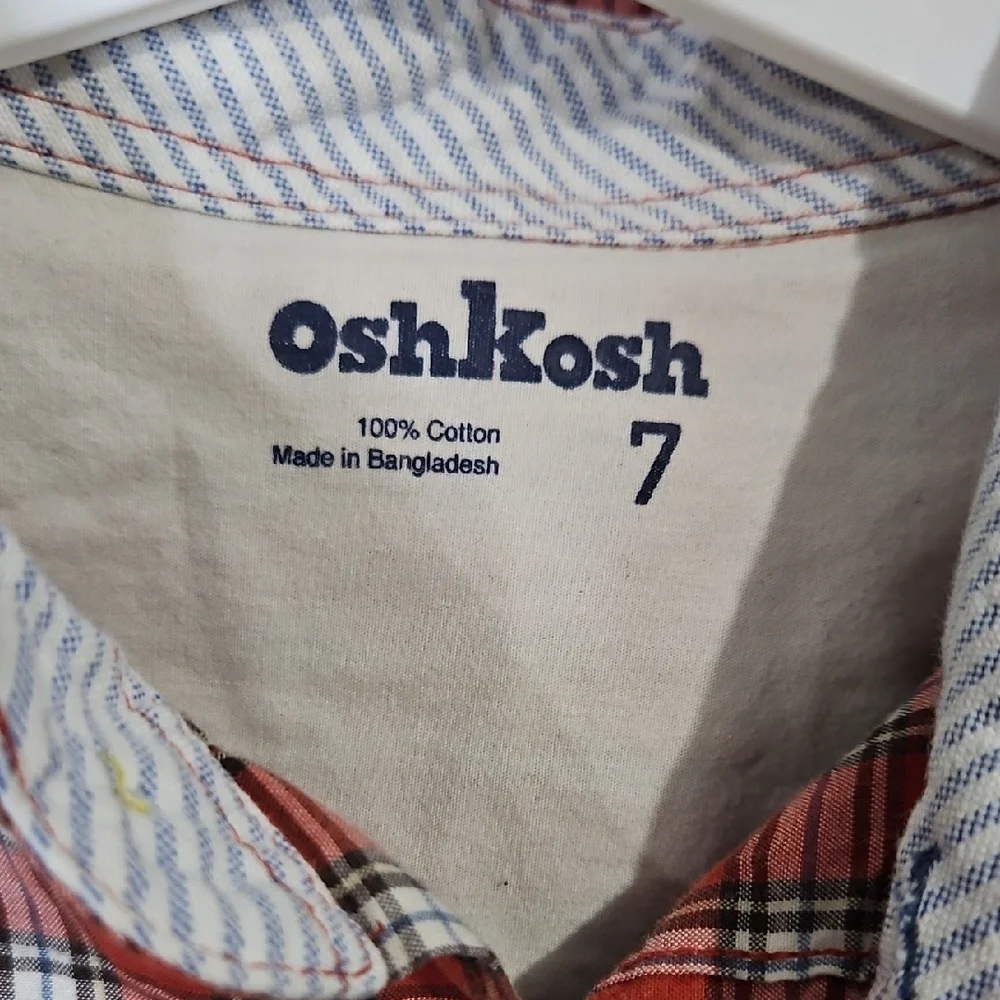 OshKosh B'gosh Kids Plaid Button-Up Shirt